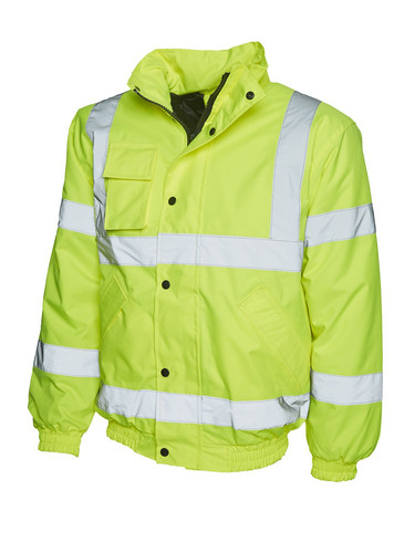 Warnschutz pilotenjacke gelb - warnschutz,