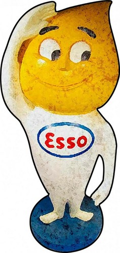 Usa schild esso - usa,