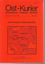 Ost-Kurier 1991/1  Die deutsche Ostkolonisation (Banater Schwaben)