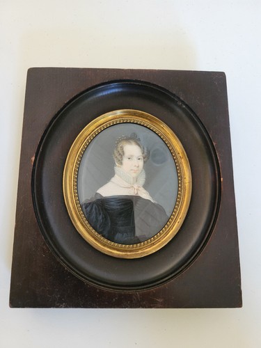 Porträt dame biedermeier - dame,