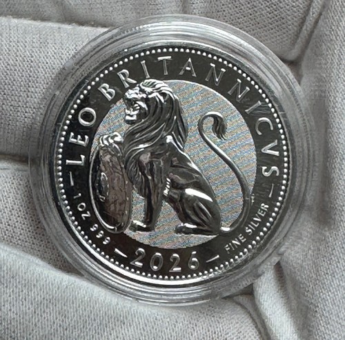 Silbermünze britischer löwe - silbermünze,