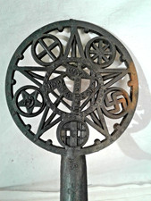 CCCP,Sowjetzeit Fliegenklatsche?Hartgummi,diverse Symbole,kyrillisch,L34