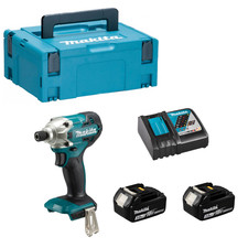Makita DTD156RFJ DTD Akku-Schlagschrauber 18 V 2x Akku 3,0ah und Lader im Koffer