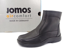 JOMOS Aircomfort Lammfell Stiefeletten Boots Herrenstiefel Schuhe SchwarGr. 39 H