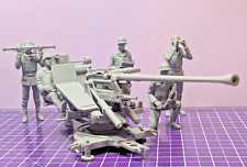 Deutsche  3,7-cm-Flak 37 und Bedienmannschaft Set II  Scale 1/16