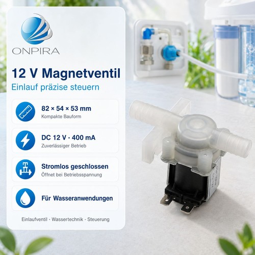 12v magnetventil wasser - 12v,