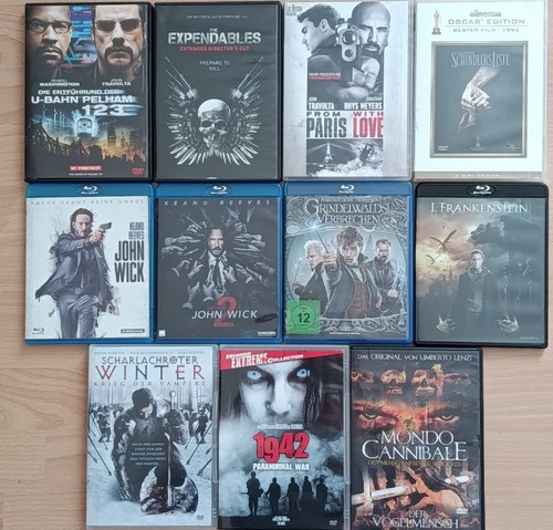 Blu ray und dvd konvolut - dvd,