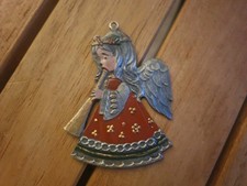 Alter Weihnachtsschmuck aus Zinn,  Engel Russland 