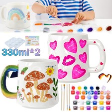 Personalisierte Tasse selbst gestalten Geschenkset zum Selbermachen Kinder Gesch