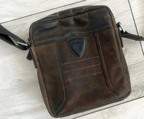 Leder herrentasche - leder,