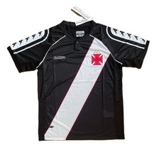 Vasco da Gama 1998 Heimtrikot schwarz/weiß Schärpe Retro 98 Large