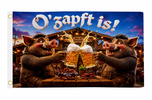 Fahne flagge zapft is - fahne,