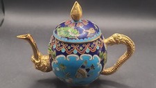 Cloisonne teekanne bunt deko - teekanne,