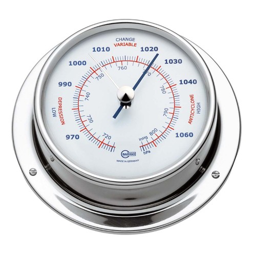 Barigo barometer edelstahl - barometer,