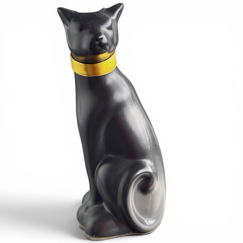 Schwarze katzenvase keramik - katzenvase,
