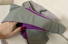 Vitalmaxx Schulter 24W Shiatsu Massagegerät mit Wärmefunktion Grau & Lila