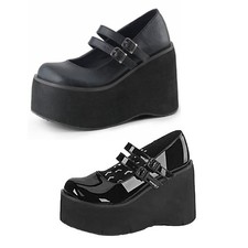 Wedges Mary Janes Chunky