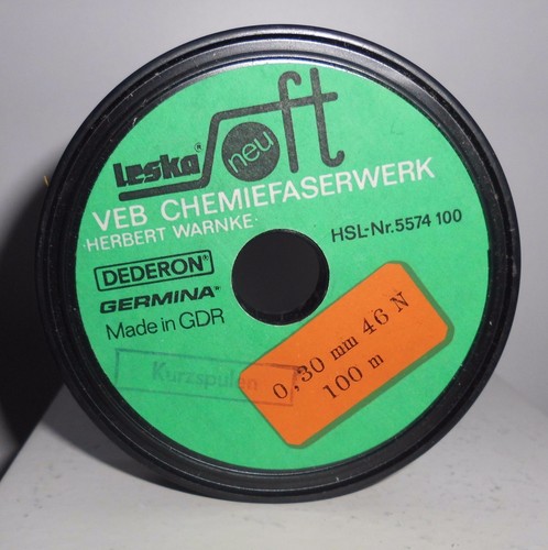 Angelschnur ddr zeit veb - angelschnur,