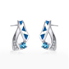 E08 Ohrringe Stecker Dreiecke