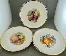 3 schöne alte Teller