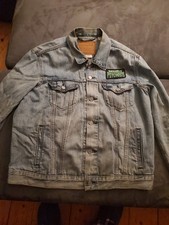 Jeansjacke Levis Psychobilly hellblau gebraucht L top Zustand