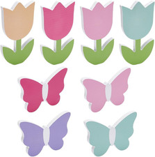8 Stück Holz Tulpen Blumen