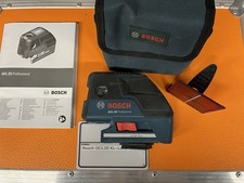 Bosch GCL 25 Kreuzlinienlaser mit Stativ im Flightcase Koffer Laser Lotpunkte