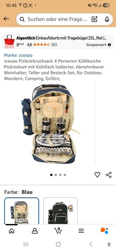 Picknickrucksack personen - 4,