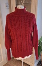  Damen ?  Rollkragen Pullover Strickmuster Gr.L 