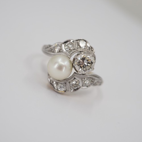 Art deco diamantring - art,