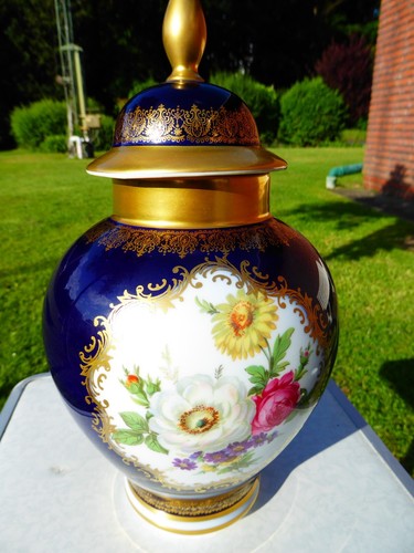 Vase mit deckel schumann - mit, deckel,
