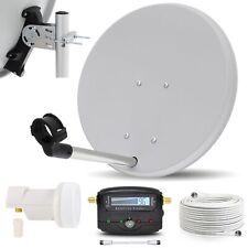 HDTV HD Digitale SAT Anlage Schüssel 40cm Finder LNB Kabel Camping Mobil Mini h