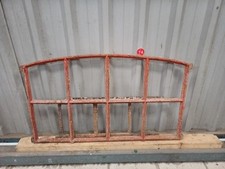 Originales Dänisches Rundbogen Gussfenster mit Schiebeelement H: 45.5 cm B: 77cm