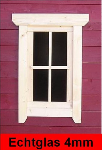 Gartenhausfenster 35x60cm mit