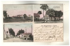 AK Ob. Siegersdorf a. Queis Zebrzydowa Schlesien mit Bahnhof (27)