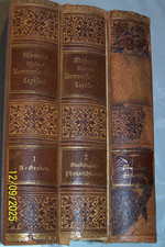 Meyers Konversationslexikon in 3 Bänden, von 1893
