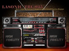 LASONIC TRC-935 ?RaRe? Vintage Stereo Ghettoblaster Kassette Ghettoblaster