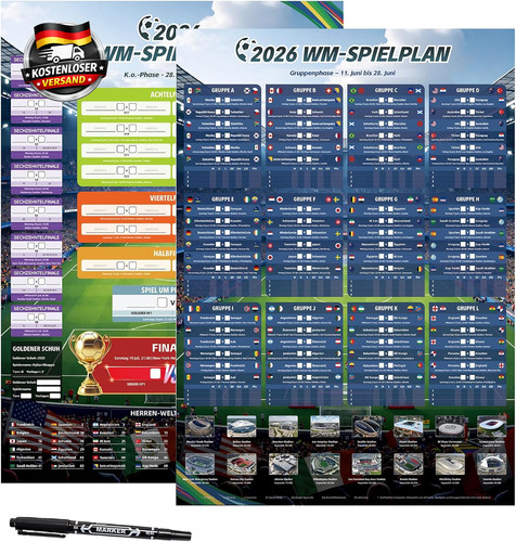 Fußball spielplan 2026 - 2026, poster