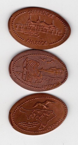 Elongated coin ahlbeck insel - elongated,