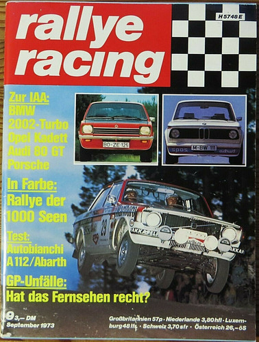 Rallye racing tests - racing, 09/73