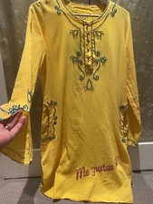 Ibiza style yellow tunic -