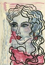 Watercolor Mischtechnik MALEREI Geschenkidee Zeichnung painting drawing