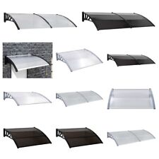 Türvordach Überdachung Vordach Pultvordach Haustür Haustürvordach Alu Grau Neu