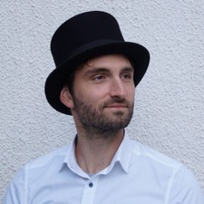 Zylinder Hut 100% Wolle -