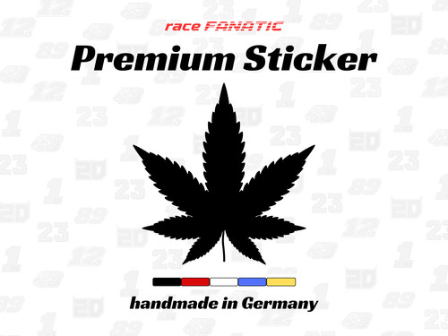 Weed blatt aufkleber hanf - weed,