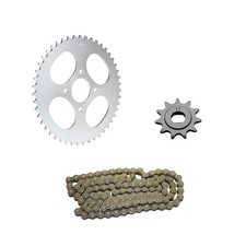 Ritzel 11Z + Kettenrad silber