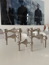 5 Stoff Nagel KERZENSTÄNDER