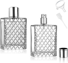 2 Stück Parfümzerstäuber Nachfüllbar 100 Ml Parfum Flakon Leer Portable Sprühfla