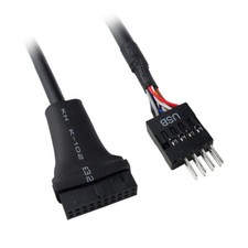 Q03 USB 3.0 20pin Buchse auf USB 2.0 9pin Stecker Kabel, Intern für Motherboard