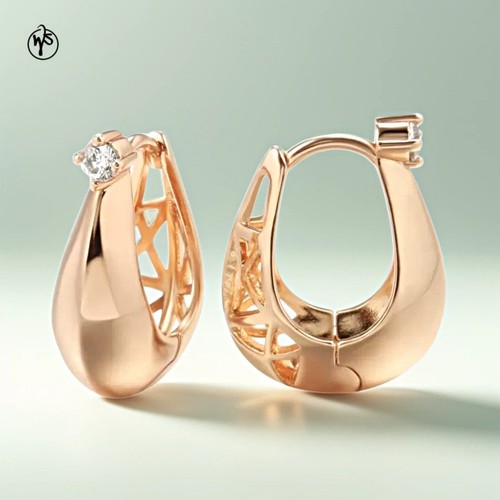 Ohrringe vergoldet rosegold - ohrringe,